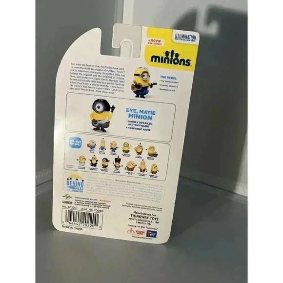 Minions Poseable Action Figure Eye, Matie Minion Collectible - Picture 2 of 3